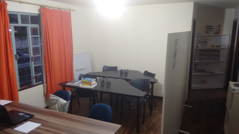 Sala de aula 1 e corredor